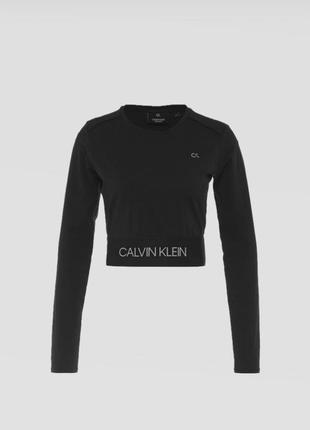 Лонгслив  calvin klein performance, топ, реглан