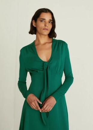 Платье миди с карманами larger emerald2 фото