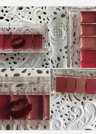 Luoys lip gloss palette палітра помад