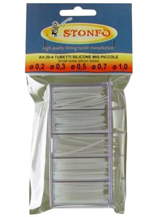 Кембрик силиконовый stonfo 30-5 box clear silicone tube big діам. 0.7-1.0-1.2-1.5-2.0mm