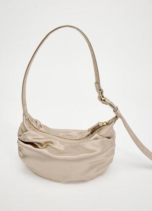 Cатинова сумка zara 6589/3103 фото