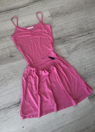 Розовое платье сарафан барби цвет от fb sister размер s