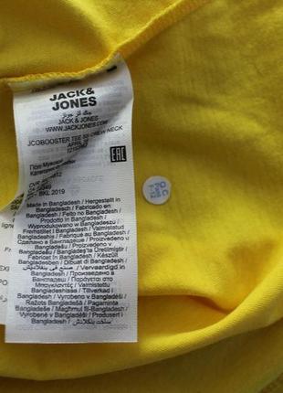 Яскрава чоловіча футболка із бавовни jack & jones4 фото