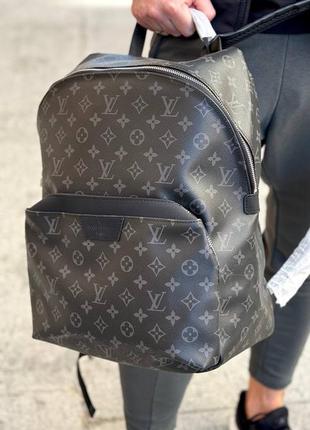 Шкіряний рюкзак в стилі louis vuitton