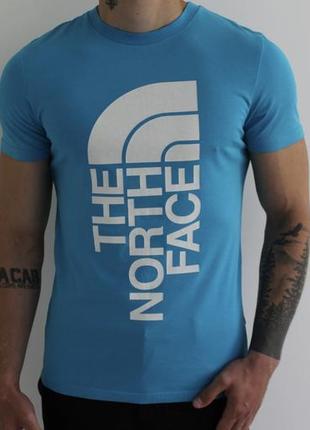 Достойная мужская футболка с крупным принтом the north face