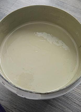 Краска интерьерная латексная 1л цвет олива