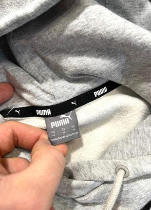 Жіноче худі puma / розмір s-m / сіре худі / puma / худі puma / жіноча кофта puma /45 фото