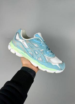 Кроссовки asics gel-nyc blue mint