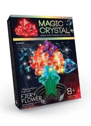 Набір для проведення дослідів "magic crystal" вогняна квітка