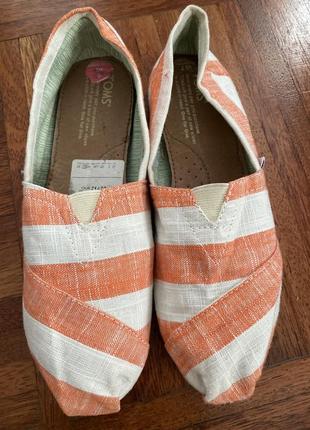 Хлопковые эспадрильи Toms 37-37,5 Ausa 🇺🇸