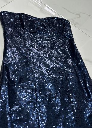 Святкова сукня коротка вечірня new look на розмір l з паєтками4 фото