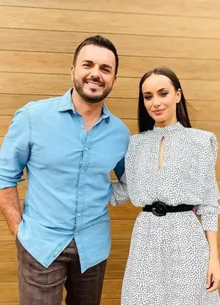 Платье белое в горох 5