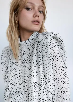 Платье белое в горох 7