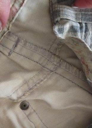 Літні штани хлопкові штани джинси в клітинку брюки прямі джинсовки шотландка хб труби жіночі4 фото