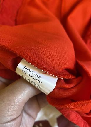 Красное летнее платье shein 2