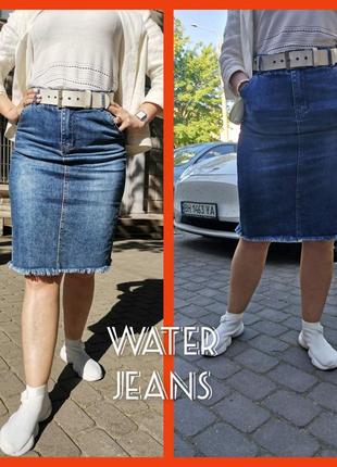 💙water jeans. новая. джинсовая юбка