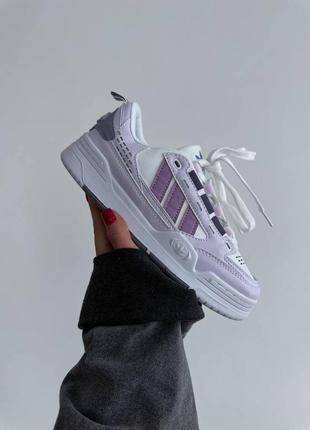 👟 кроссовки ad adi2000 white/purple / наложка bs👟
