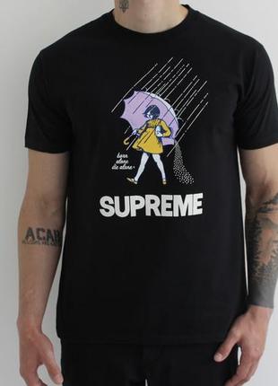 Редкая эксклюзивная мужская футболка supreme made in Ausa