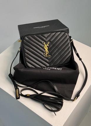 Сумка saint laurent lou quilted camera bag