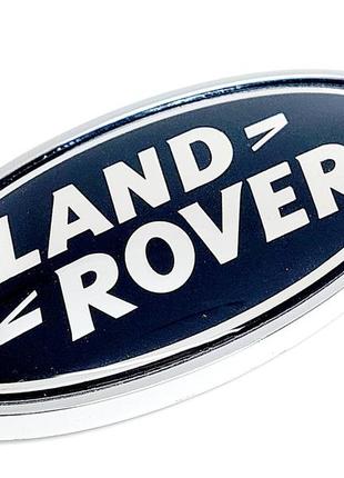 Эмблема land rover в решетку (черный хром) на range rover sport