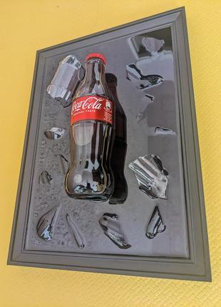 Картина "coca-cola" з епоксидної смоли