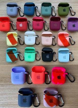 Силиконовый чехол silicone case для airpods 1,2,pro, pro 2