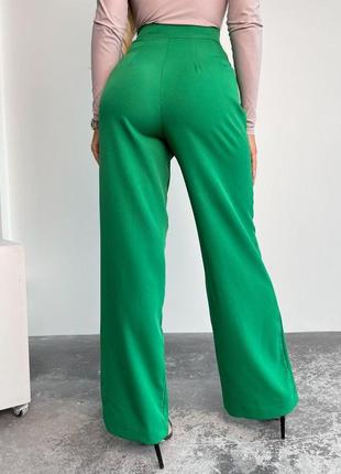 Жіночі штани брюки широкі 9/55/0029 класичні палаццо (42-44, 46-48  розміри)2 фото