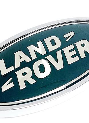 Эмблема land rover в решетку (зеленая) на range rover sport