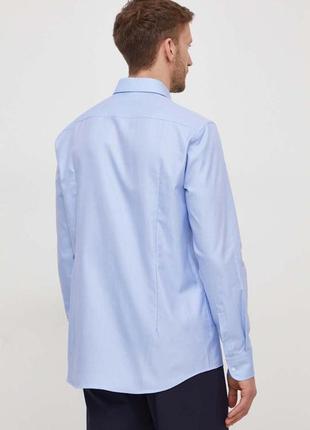 Мужская рубашка голубого цвета hugo boss оригинал в идеальном состоянии, унисекс2 фото