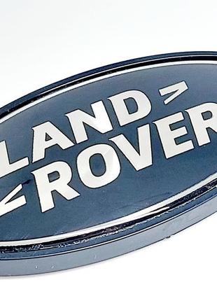 Эмблема land rover в решетку (черная) на range rover sport