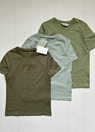 Новые базовые футболки для мальчика h&amp;m 122/128