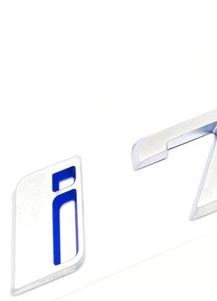 Bmw i7 эмблема10.3см надпись серый