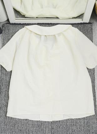 Нова кремова блуза з коміром dazy by asos2 фото