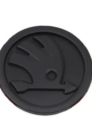 Эмблема значок skoda 5jd853621a логотип шкода 80мм