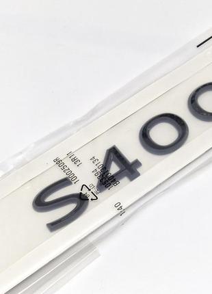 Напис maybach s400 mercedes багажника чорний глянець