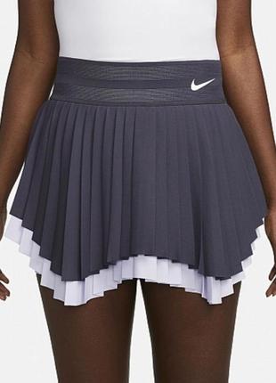 Женская юбка шорты nike drifit slam court tennis спортивная теннисная новая оригинал плиссированная