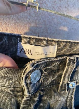 Джинси zara high-waist wide-leg2 фото