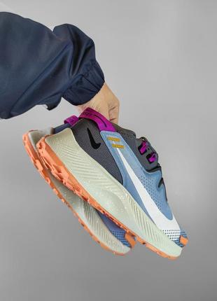 Кроссовки Purple nike pegasus trail 2 blue8 фото