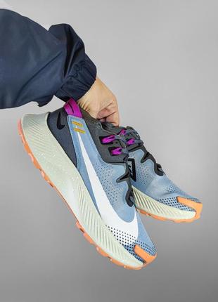 Кроссовки Purple nike pegasus trail 2 blue6 фото