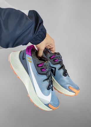 Кроссовки Purple nike pegasus trail 2 blue5 фото