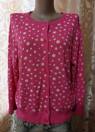 Красивая женская кофта, блузка в горох aware by vero moda состав: 100% viscose, размер на бирочке ук3 фото