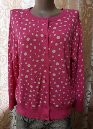 Гарна жіноча кофта, блузка в горох aware by vero moda склад: 100% viscose, розмір на бирочку вук6 фото