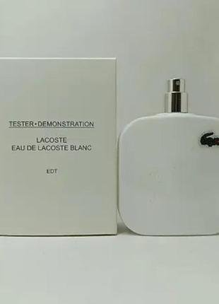 Тестер туалетная вода мужская eau de lacoste lacoste l. 12.12 blanc (лакоста бланк) 100 мл