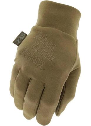 Рукавички mechanix coldwork base layer. s. coyote