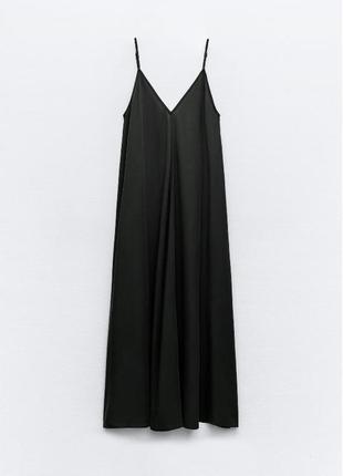 Сукня чорна zara2 фото