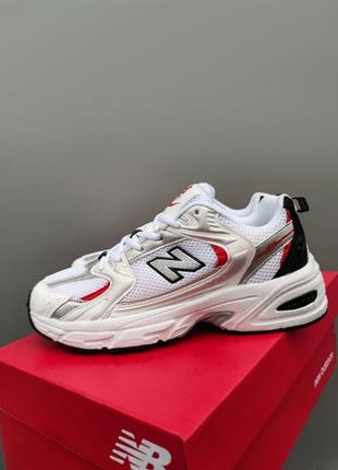 Кроссовки new balance 530 white/red