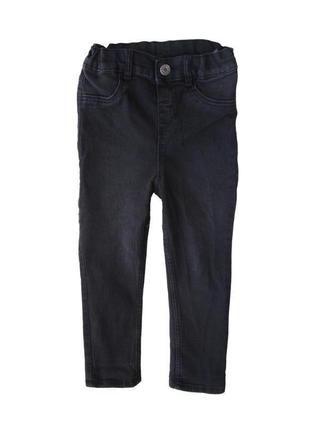 Брюки штани джинси скінні із стираного еластичного деніму h&m