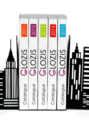 Упоры для книг glozis city g-026 30 х 20 см