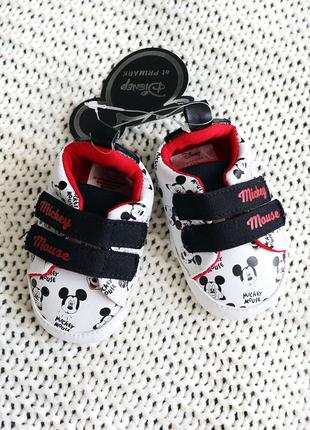 Новые детские пинетки mickey mouse, на 3-6 месяцев