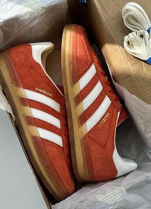 Кросівки adidas originals handball spezial hq8718 / адідас газель помаранчеві